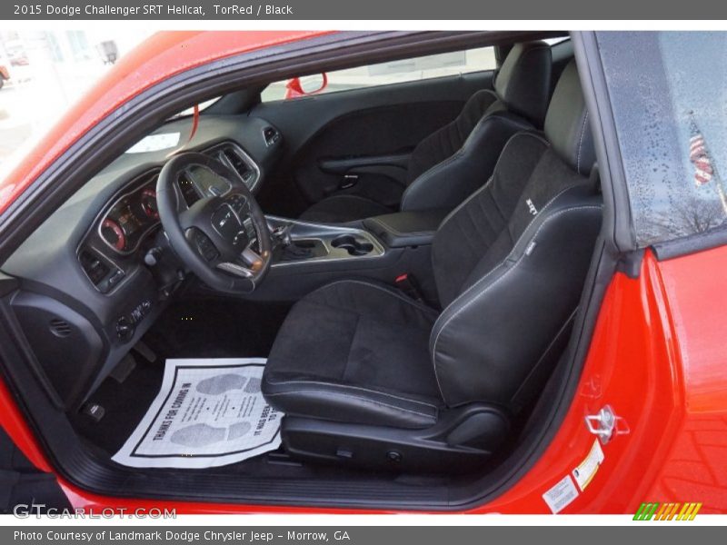 Front Seat of 2015 Challenger SRT Hellcat