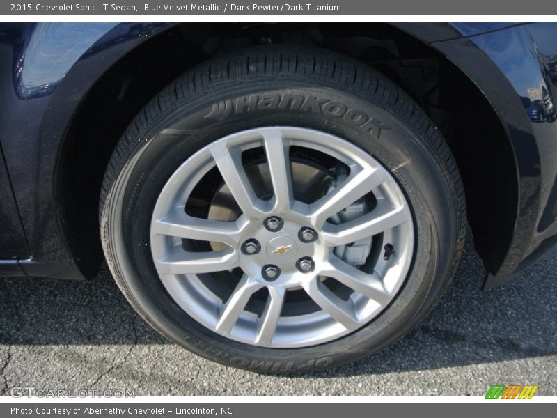 Blue Velvet Metallic / Dark Pewter/Dark Titanium 2015 Chevrolet Sonic LT Sedan