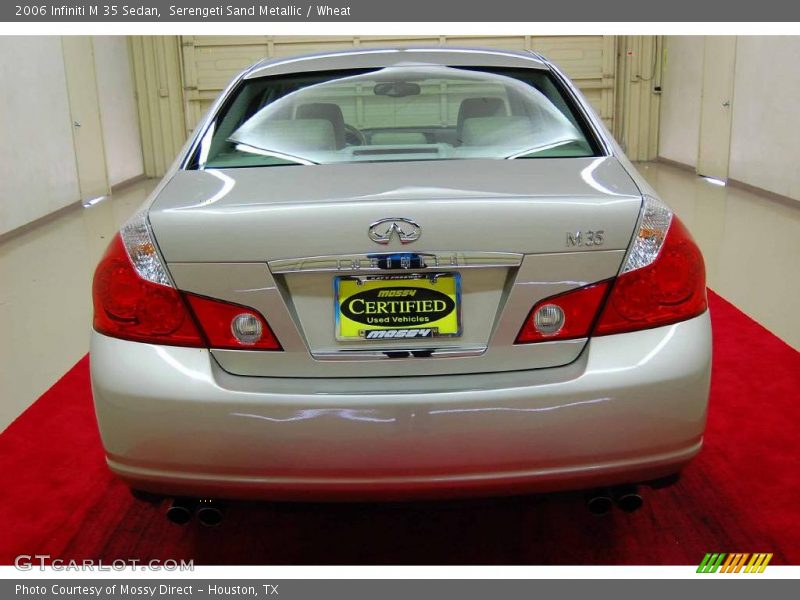 Serengeti Sand Metallic / Wheat 2006 Infiniti M 35 Sedan