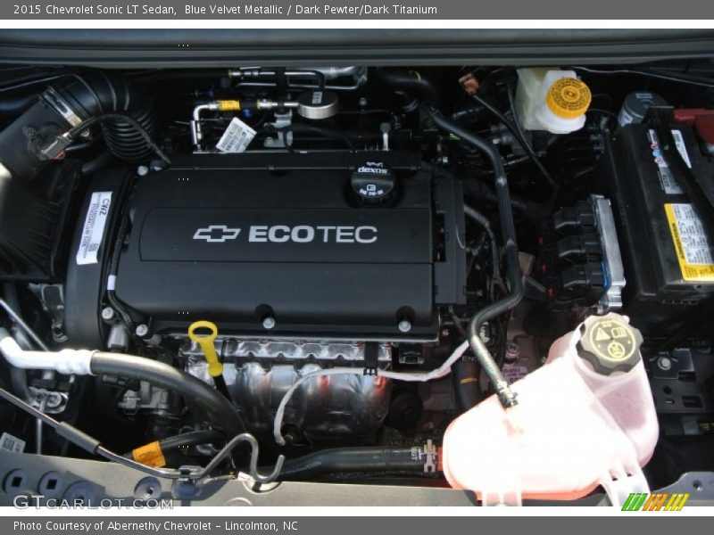 Blue Velvet Metallic / Dark Pewter/Dark Titanium 2015 Chevrolet Sonic LT Sedan
