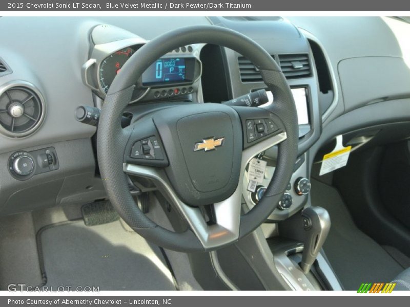 Blue Velvet Metallic / Dark Pewter/Dark Titanium 2015 Chevrolet Sonic LT Sedan