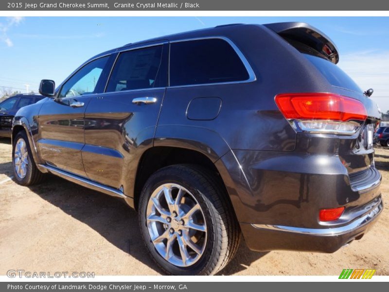 Granite Crystal Metallic / Black 2015 Jeep Grand Cherokee Summit