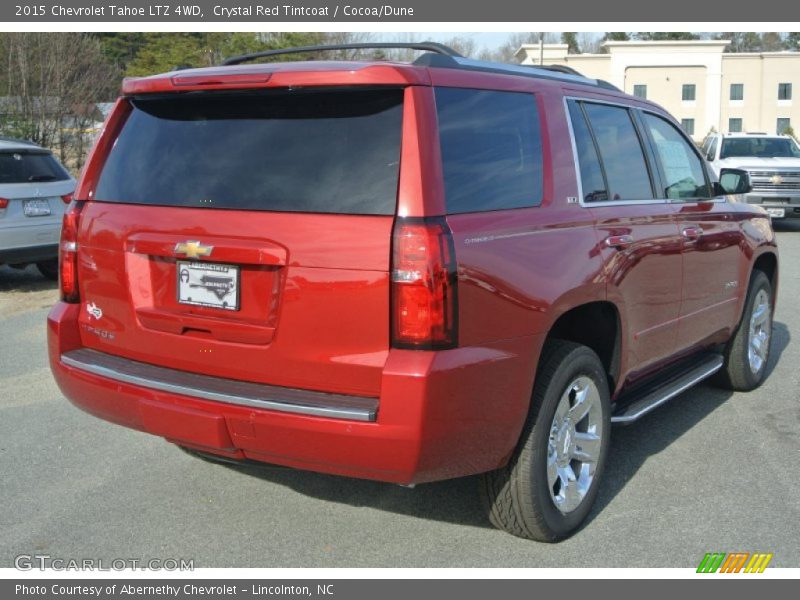 Crystal Red Tintcoat / Cocoa/Dune 2015 Chevrolet Tahoe LTZ 4WD