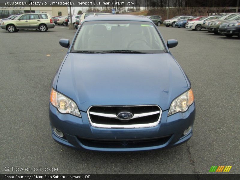 Newport Blue Pearl / Warm Ivory 2008 Subaru Legacy 2.5i Limited Sedan