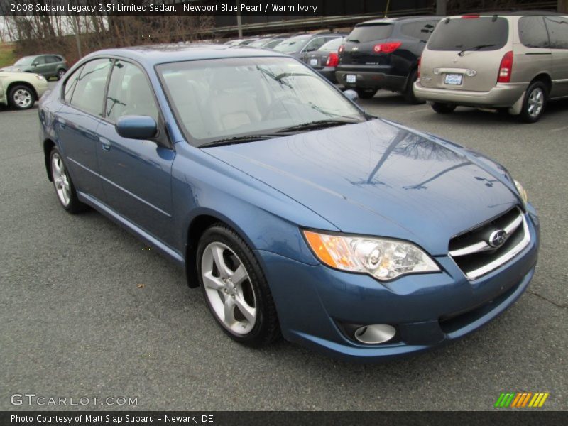 Front 3/4 View of 2008 Legacy 2.5i Limited Sedan