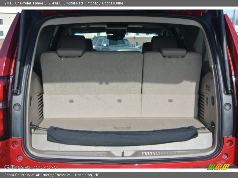 Crystal Red Tintcoat / Cocoa/Dune 2015 Chevrolet Tahoe LTZ 4WD