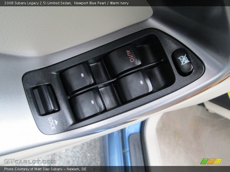 Newport Blue Pearl / Warm Ivory 2008 Subaru Legacy 2.5i Limited Sedan