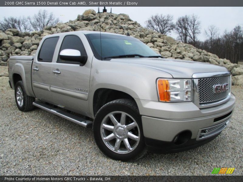 Front 3/4 View of 2008 Sierra 1500 Denali Crew Cab AWD