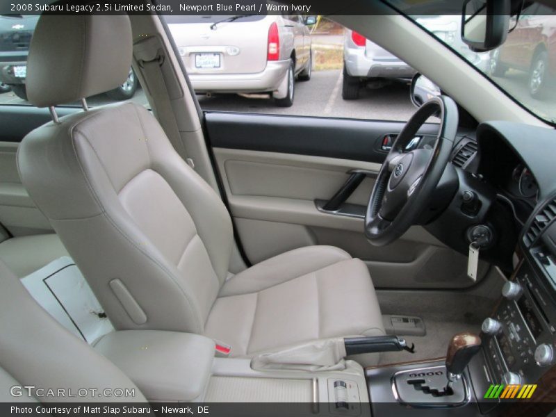 Newport Blue Pearl / Warm Ivory 2008 Subaru Legacy 2.5i Limited Sedan