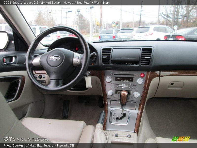 Newport Blue Pearl / Warm Ivory 2008 Subaru Legacy 2.5i Limited Sedan
