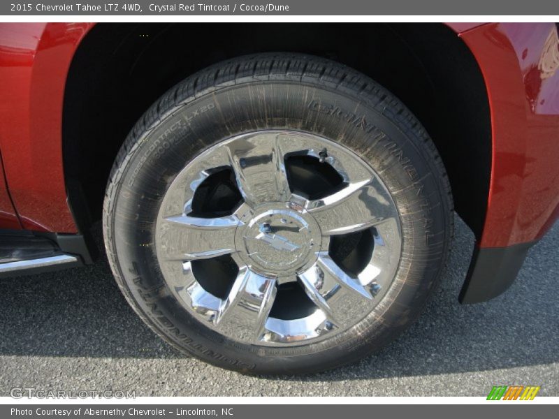 Crystal Red Tintcoat / Cocoa/Dune 2015 Chevrolet Tahoe LTZ 4WD