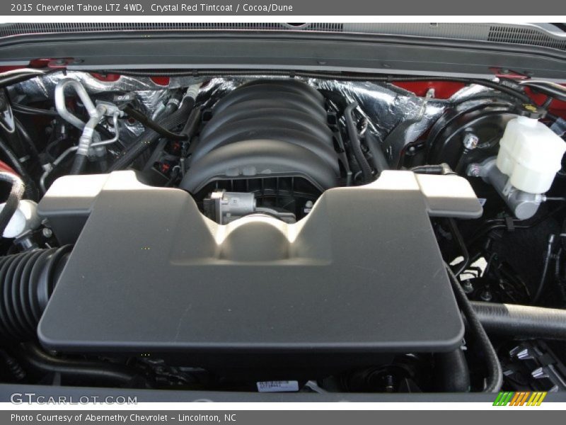 Crystal Red Tintcoat / Cocoa/Dune 2015 Chevrolet Tahoe LTZ 4WD