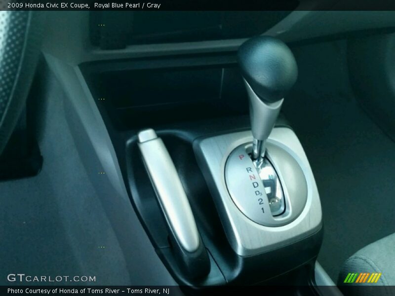 Royal Blue Pearl / Gray 2009 Honda Civic EX Coupe