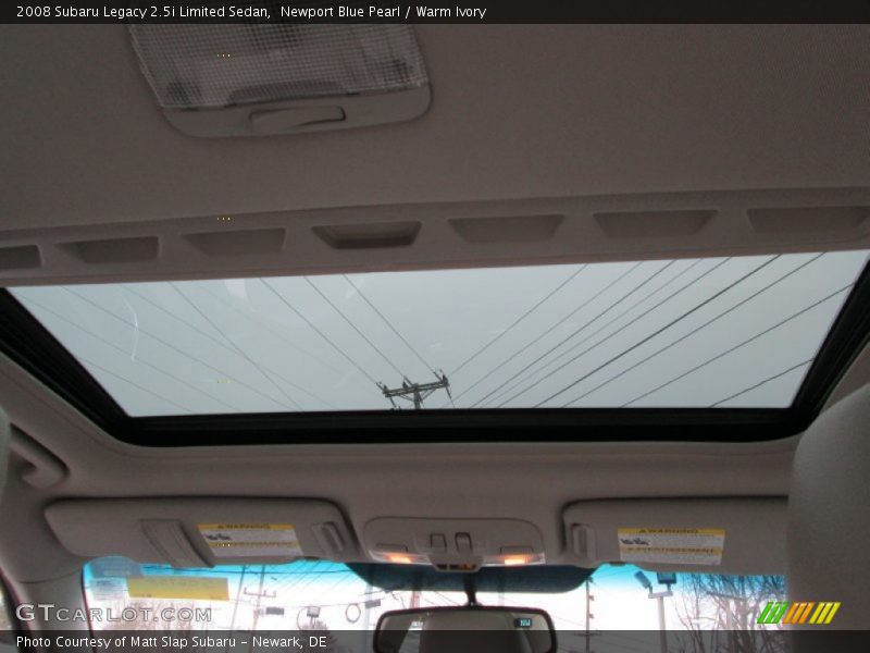 Newport Blue Pearl / Warm Ivory 2008 Subaru Legacy 2.5i Limited Sedan