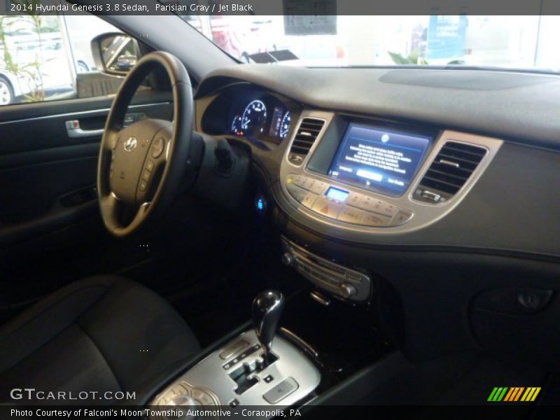 Parisian Gray / Jet Black 2014 Hyundai Genesis 3.8 Sedan
