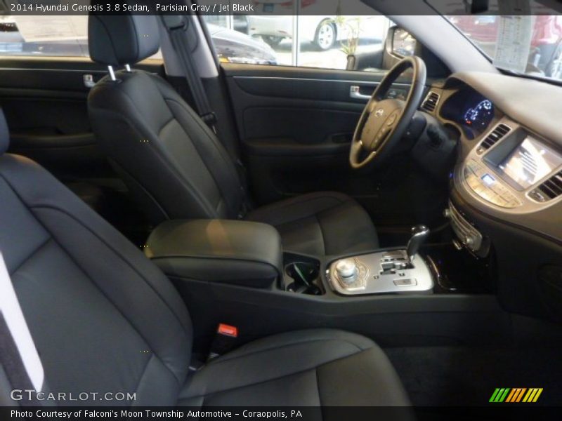 Parisian Gray / Jet Black 2014 Hyundai Genesis 3.8 Sedan
