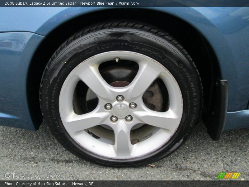 Newport Blue Pearl / Warm Ivory 2008 Subaru Legacy 2.5i Limited Sedan