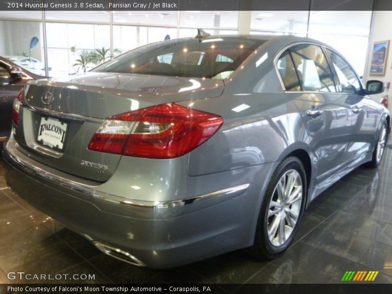 Parisian Gray / Jet Black 2014 Hyundai Genesis 3.8 Sedan