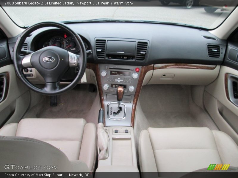 Newport Blue Pearl / Warm Ivory 2008 Subaru Legacy 2.5i Limited Sedan