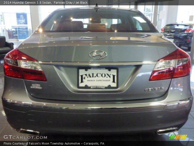 Parisian Gray / Jet Black 2014 Hyundai Genesis 3.8 Sedan