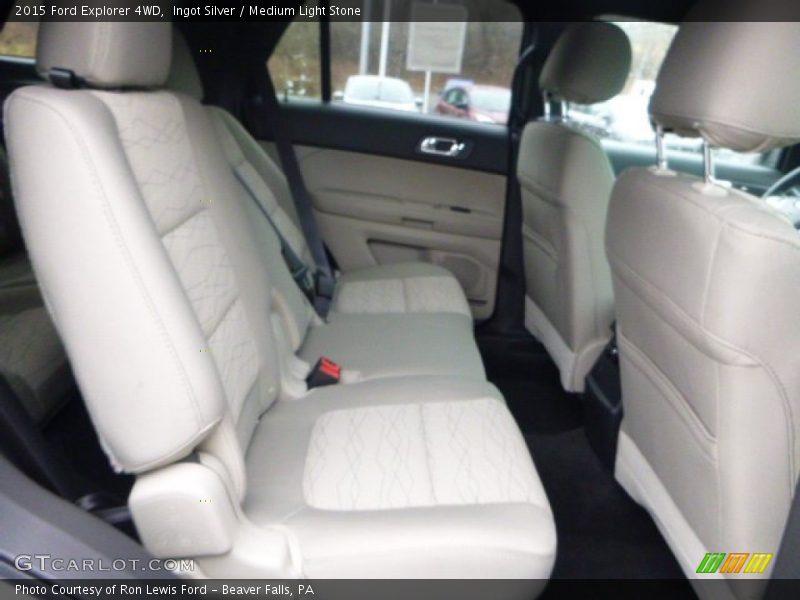 Ingot Silver / Medium Light Stone 2015 Ford Explorer 4WD