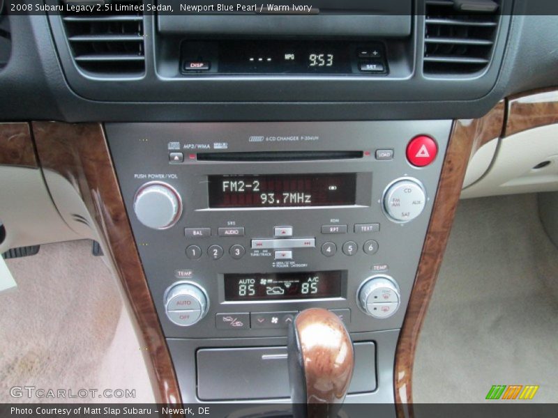 Newport Blue Pearl / Warm Ivory 2008 Subaru Legacy 2.5i Limited Sedan