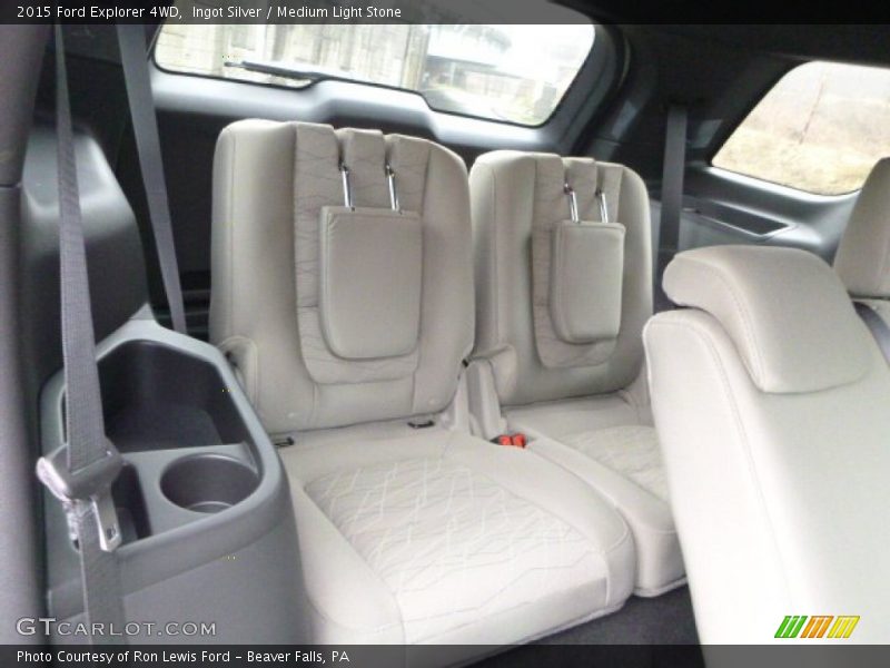 Ingot Silver / Medium Light Stone 2015 Ford Explorer 4WD