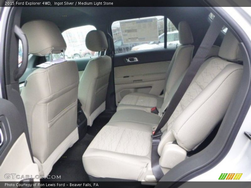 Ingot Silver / Medium Light Stone 2015 Ford Explorer 4WD
