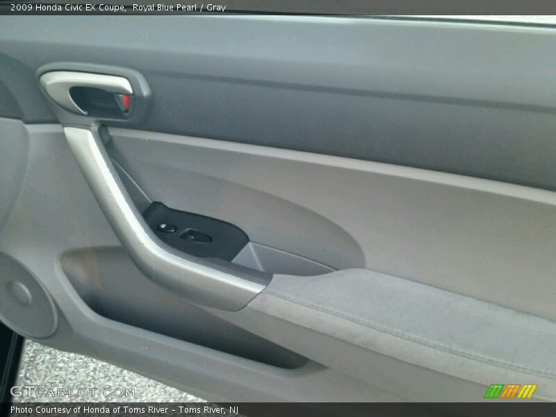 Royal Blue Pearl / Gray 2009 Honda Civic EX Coupe