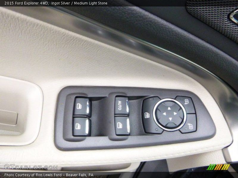 Ingot Silver / Medium Light Stone 2015 Ford Explorer 4WD