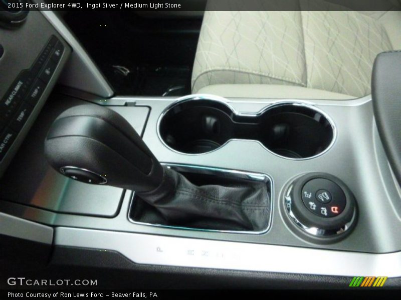 Ingot Silver / Medium Light Stone 2015 Ford Explorer 4WD
