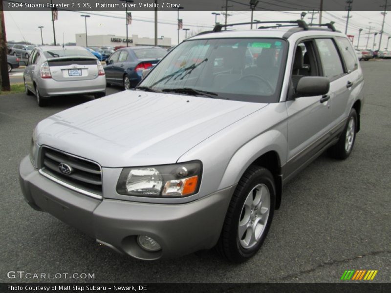 Platinum Silver Metallic / Gray 2004 Subaru Forester 2.5 XS