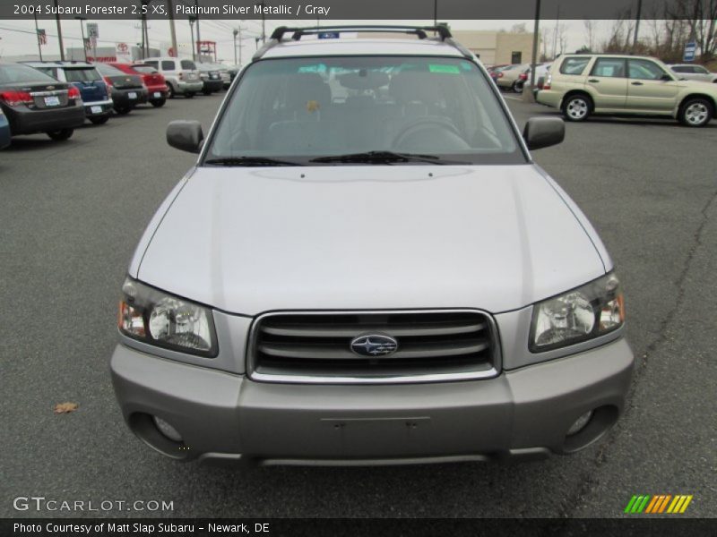 Platinum Silver Metallic / Gray 2004 Subaru Forester 2.5 XS
