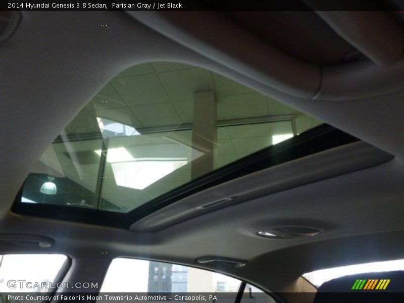 Parisian Gray / Jet Black 2014 Hyundai Genesis 3.8 Sedan