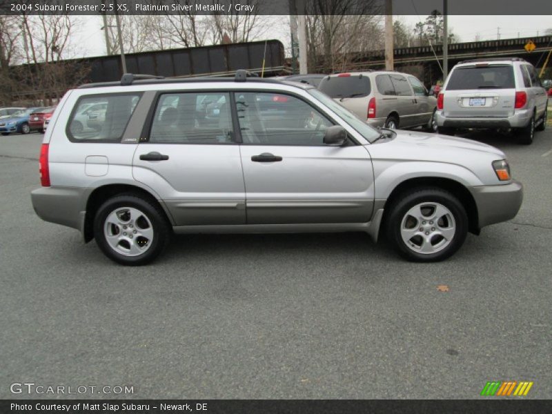 Platinum Silver Metallic / Gray 2004 Subaru Forester 2.5 XS