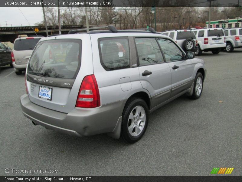 Platinum Silver Metallic / Gray 2004 Subaru Forester 2.5 XS