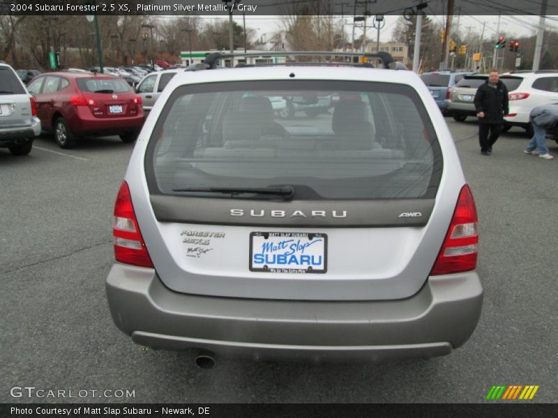 Platinum Silver Metallic / Gray 2004 Subaru Forester 2.5 XS