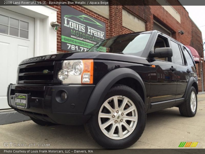 Buckingham Blue Metallic / Alpaca Beige 2008 Land Rover LR3 V8 SE