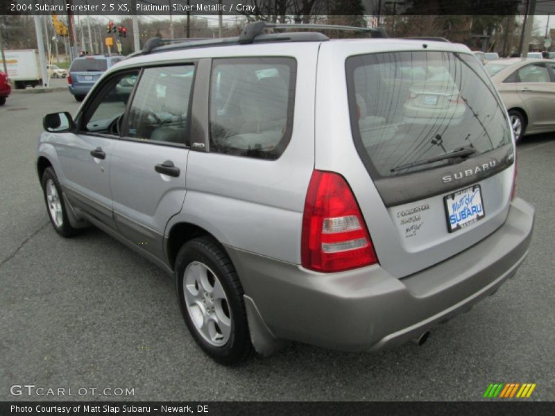 Platinum Silver Metallic / Gray 2004 Subaru Forester 2.5 XS