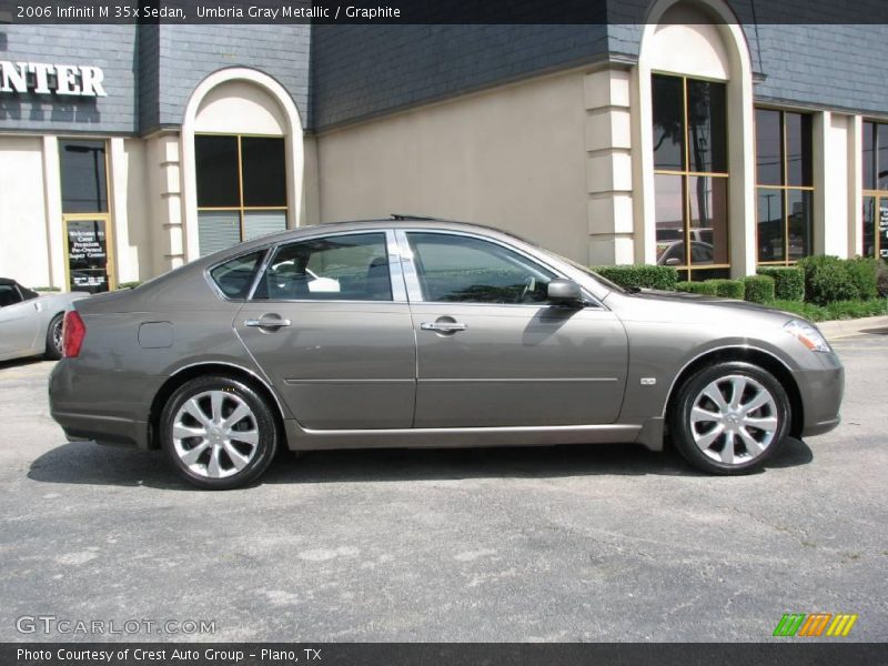 Umbria Gray Metallic / Graphite 2006 Infiniti M 35x Sedan