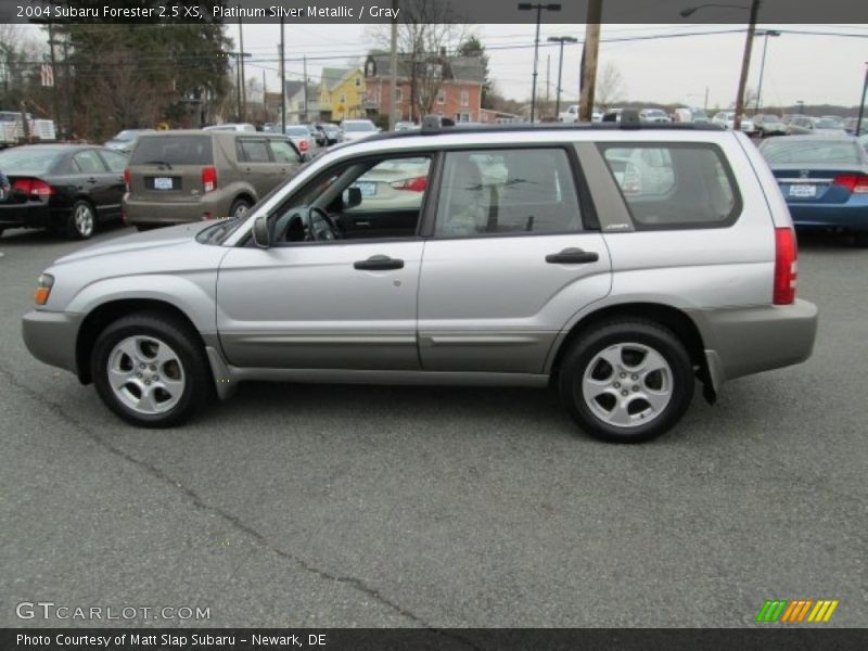 Platinum Silver Metallic / Gray 2004 Subaru Forester 2.5 XS
