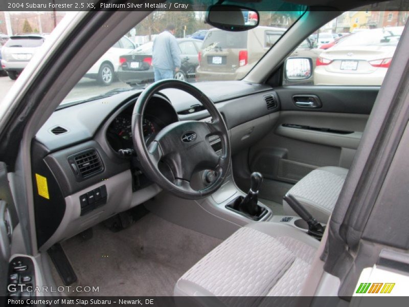 Platinum Silver Metallic / Gray 2004 Subaru Forester 2.5 XS