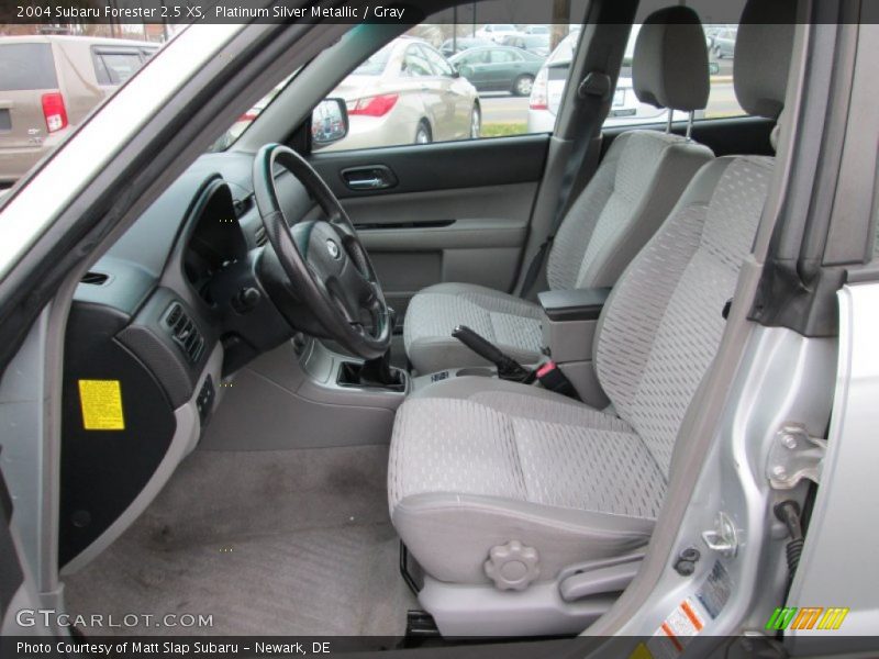 Platinum Silver Metallic / Gray 2004 Subaru Forester 2.5 XS