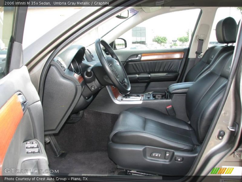 Umbria Gray Metallic / Graphite 2006 Infiniti M 35x Sedan