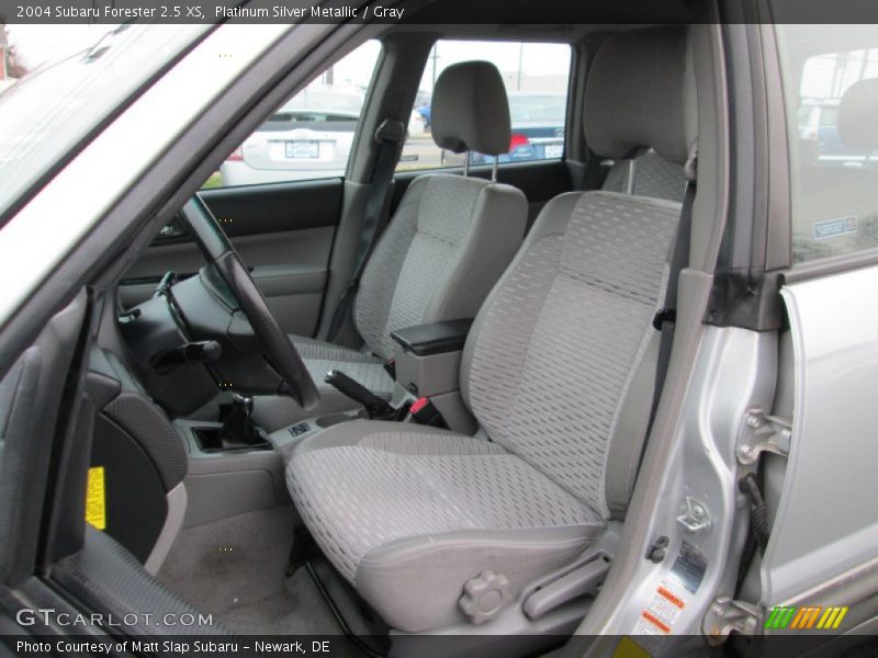 Platinum Silver Metallic / Gray 2004 Subaru Forester 2.5 XS