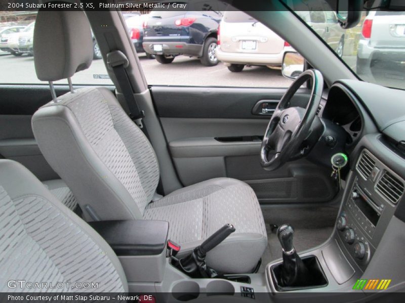 Platinum Silver Metallic / Gray 2004 Subaru Forester 2.5 XS