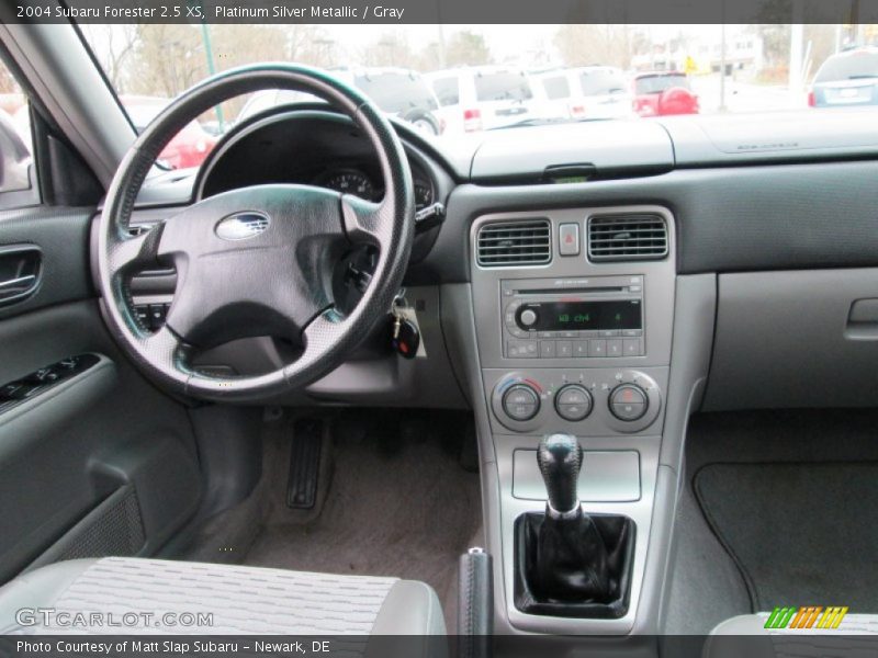 Platinum Silver Metallic / Gray 2004 Subaru Forester 2.5 XS