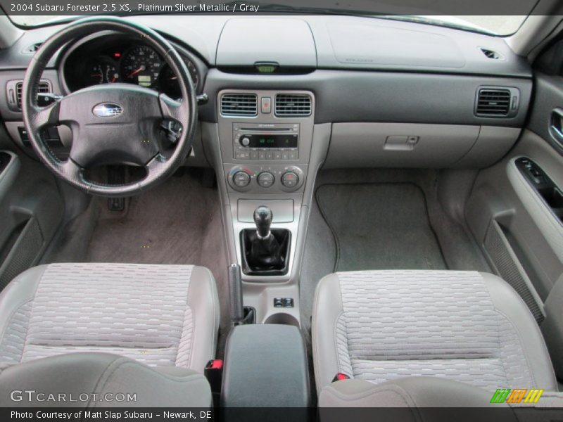 Platinum Silver Metallic / Gray 2004 Subaru Forester 2.5 XS