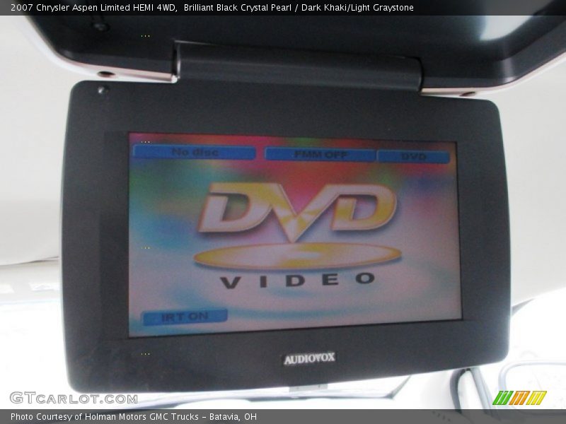 Brilliant Black Crystal Pearl / Dark Khaki/Light Graystone 2007 Chrysler Aspen Limited HEMI 4WD