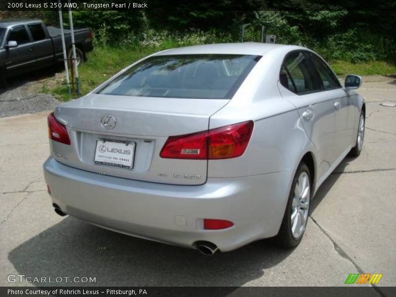 Tungsten Pearl / Black 2006 Lexus IS 250 AWD